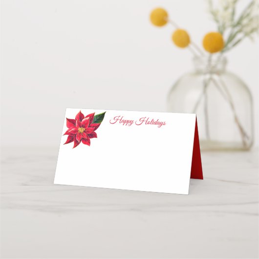 Weihnachtsnachtsnachtsnachtsnamenkarte Platzkarte (Vorderseite)