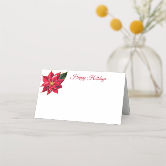 Weihnachtsnachtsnachtsnachtsnamenkarte Platzkarte (Vorderseite)