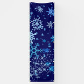 Weihnachtsnachtsschnee Banner (Vertikal)