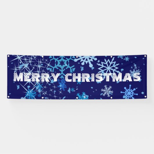 Weihnachtsnachtsschnee Banner (Horizontal)