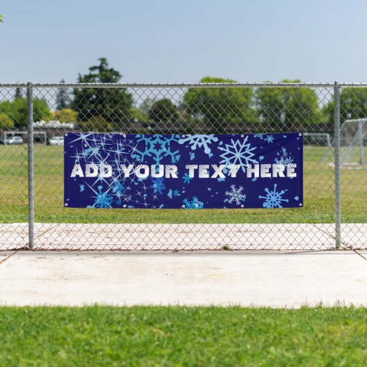 Weihnachtsnachtsschnee Banner (Insitu)