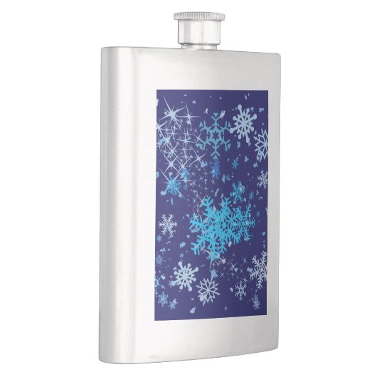 Weihnachtsnachtsschnee Flachmann (Rechts)