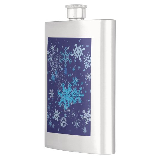 Weihnachtsnachtsschnee Flachmann (Links)