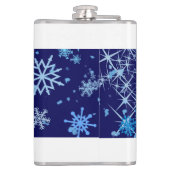 Weihnachtsnachtsschnee Flachmann (Rückseite)