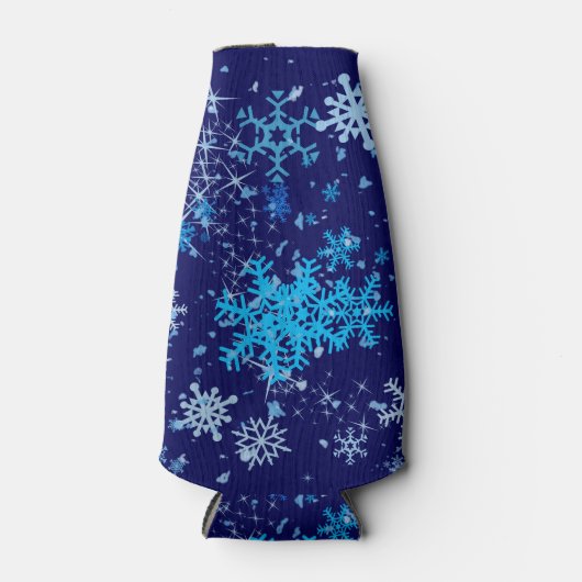 Weihnachtsnachtsschnee Flaschenkühler (Vorderseite)