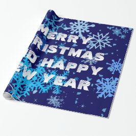 Weihnachtsnachtsschnee Geschenkpapier