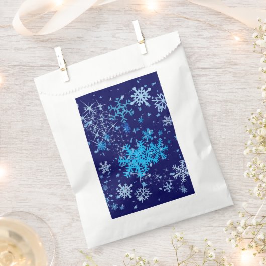 Weihnachtsnachtsschnee Geschenktütchen (Ausgeschnitten)