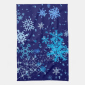 Weihnachtsnachtsschnee Geschirrtuch (Vertikal)