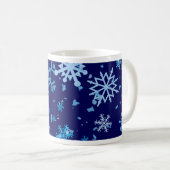 Weihnachtsnachtsschnee Kaffeetasse (VorderseiteRechts)