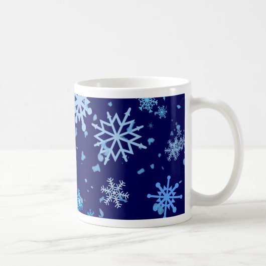 Weihnachtsnachtsschnee Kaffeetasse (Rechts)