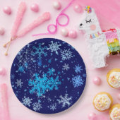 Weihnachtsnachtsschnee Pappteller (Party)