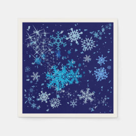 Weihnachtsnachtsschnee Serviette