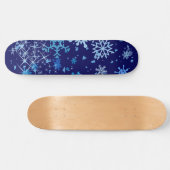 Weihnachtsnachtsschnee Skateboard (Horizontal)