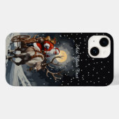 Weihnachtsnachtstelefonfälle Case-Mate iPhone Hülle (Rückseite (Horizontal))