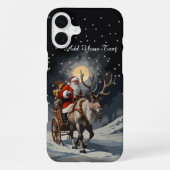 Weihnachtsnachtstelefonfälle iPhone Hülle (Rückseite)