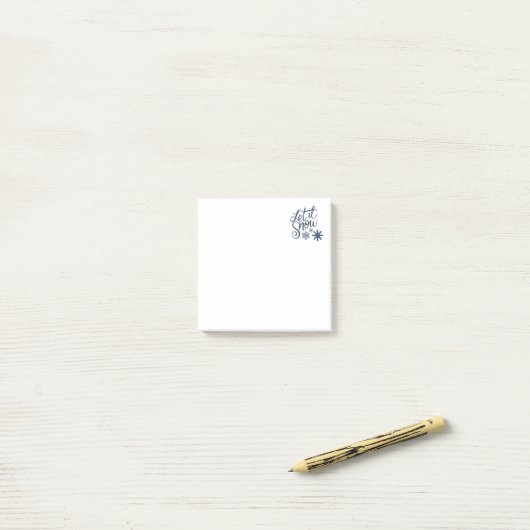 Weihnachtsnachweis Post-it Klebezettel (Auf Schreibtisch)