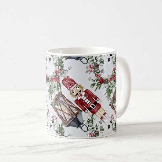 Weihnachtsnährer & Lanterns Kaffeetasse (VorderseiteRechts)