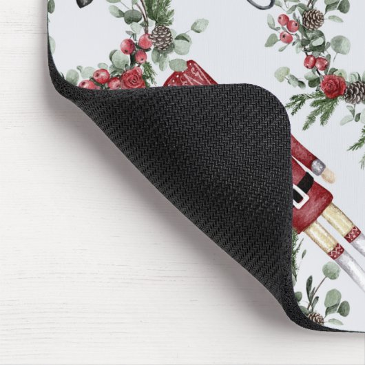 Weihnachtsnährer & Lanterns Mousepad (Ecke)