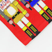 Weihnachtsnährkracker Fleecedecke (Ecke)