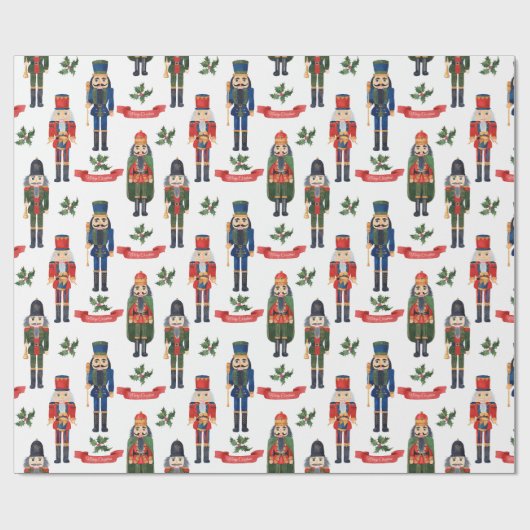 Weihnachtsnährkracker Geschenkpapier (Flach)