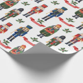 Weihnachtsnährkracker Geschenkpapier (Ecke)