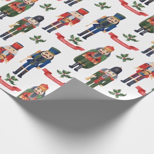 Weihnachtsnährkracker Geschenkpapier (Ecke)