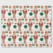 Weihnachtsnährkracker Geschenkpapier (Flach)