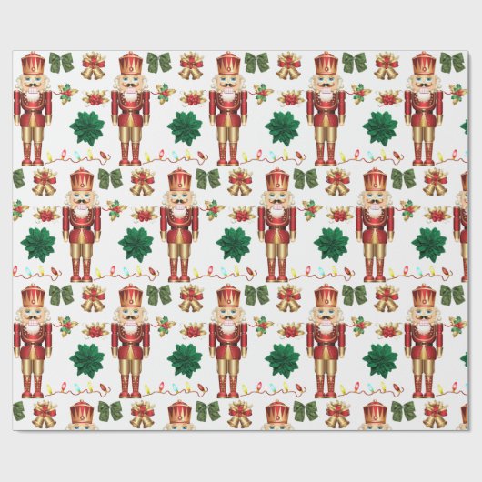 Weihnachtsnährkracker Geschenkpapier (Flach)