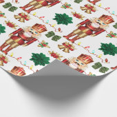 Weihnachtsnährkracker Geschenkpapier (Ecke)