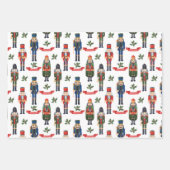 Weihnachtsnährkracker Geschenkpapier Set (Vorderseite 3)