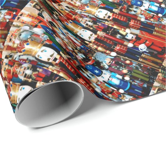 Weihnachtsnährkracker überall geschenkpapier (Rolleneckpunkt)