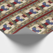 Weihnachtsnährstoffpapier Geschenkpapier (Ecke)