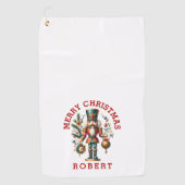 Weihnachtsnährungsmittel Golfhandtuch (Vorderseite)