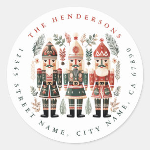 Weihnachtsnährungsmittel-Rundkleber Runder Aufkleber