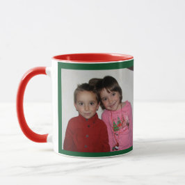 WeihnachtsNAME & FOTO-Vorlage Geschenk Tasse