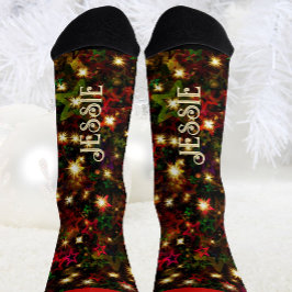Weihnachtsname Neuheit Geschenk Socken