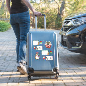 Weihnachtsnamen Aufkleber (Koffer Insitu)