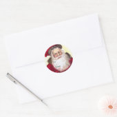 Weihnachtsnamen Tags Runder Aufkleber (Umschlag)