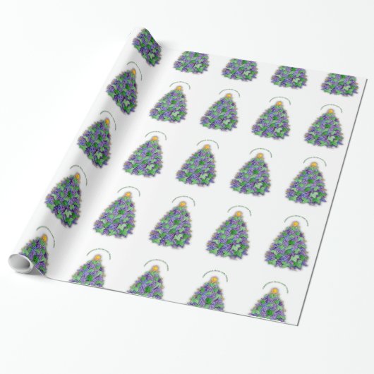 Weihnachtsnapa- valleyWeintraube-Baum Geschenkpapier (Ungerollt)