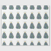 Weihnachtsnapa- valleyWeintraube-Baum Geschenkpapier (Flach)