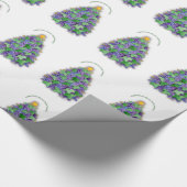 Weihnachtsnapa- valleyWeintraube-Baum Geschenkpapier (Ecke)