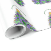 Weihnachtsnapa- valleyWeintraube-Baum Geschenkpapier (Rolleneckpunkt)
