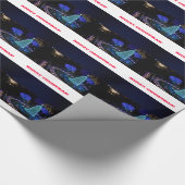 Weihnachtsnationaler Baum - Packpapier (Ecke)