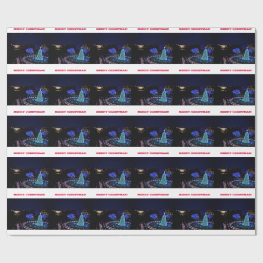 Weihnachtsnationaler Baum - Packpapier (Flach)