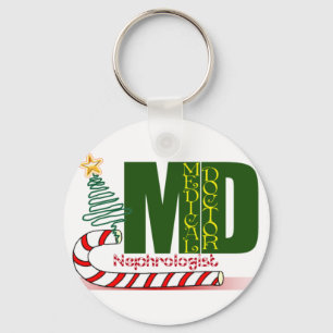 Weihnachtsnephrologe - Arzt-Spezialist Schlüsselanhänger