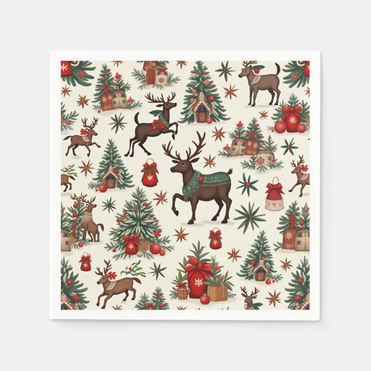 Weihnachtsnepkin Serviette (Vorderseite)