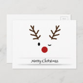 Weihnachtsneuentwurf Feiertagspostkarte (Vorne/Hinten)