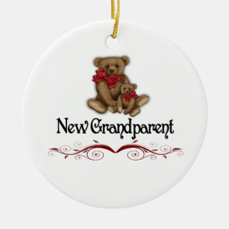 Weihnachtsneuer Großvater Keramikornament