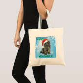 Weihnachtsneufundland Tragetasche (Vorderseite (Produkt))