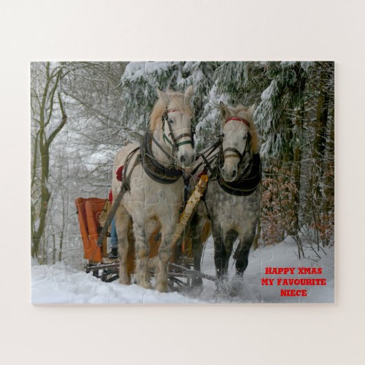 Weihnachtsnichte Puzzle (Horizontal)